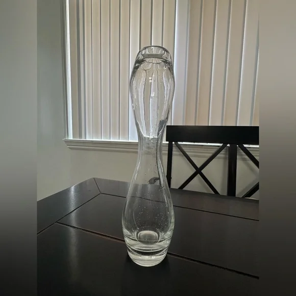 Bubble glass bud vase - Picture 1 of 7